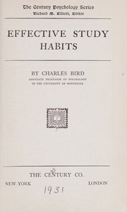Cover of: ...Effective study habits by Charles Bird, Charles Bird