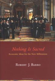 Cover of: Nothing is Sacred | Barro, Robert J.