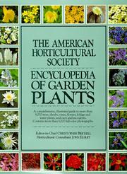 Cover of: The American Horticultural Society encyclopedia of garden plants