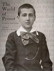 Cover of: The world of Proust, as seen by Paul Nadar