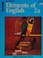 Cover of: Elements of English 2a (Elements of English, 2a)