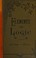 Cover of: Elements of Logic, a Text-Book for School and Colleges; Being Elementary Lessons in Logic ... Recast by David J. Hill