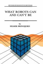 Cover of: What robots can and can't be