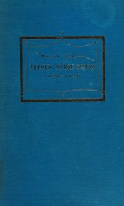 Cover of: Eleven Verse Plays 1929 - 1939