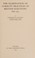 Cover of: The elimination of corrupt practices in British elections, 1868-1911