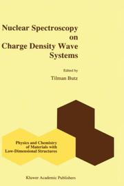Cover of: Nuclear spectroscopy on charge density wave systems