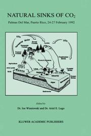 Cover of: Natural sinks of CO₂: [proceedings], Palmas Del Mar, Puerto Rico, 24-27 February 1992