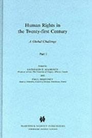 Cover of: Human Rights in the Twenty-First Century:A Global Challenge