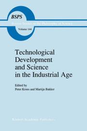Cover of: Technological Development and Science in the Industrial Age | 