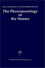 Cover of: The Phenomenology of the Noema by edited by John J. Drummond and Lester Embree.