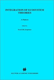 Cover of: Integration of ecosystem theories by Sven Erik Jørgensen