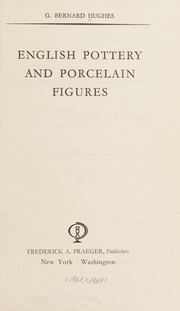Cover of: English pottery and porcelain figures