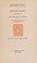 Cover of: English Poetry in Three Volumes