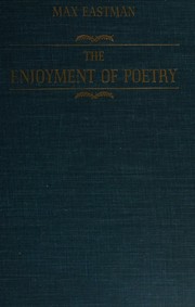 Cover of: ENJOYMENT OF POETRY with Other Essays in Aesthetics