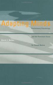 Cover of: Adapting Minds by David J. Buller