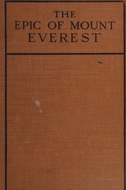 Cover of: The epic of Mount Everest,