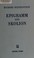 Cover of: Epigramm Und Skolion