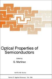 Cover of: Optical properties of semiconductors