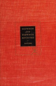 Cover of: Erewhon and Rrewhon revisted