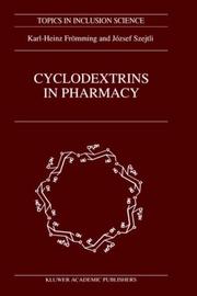 Cover of: Cyclodextrins in Pharmacy (Topics in Inclusion Science)
