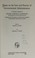 Cover of: Essays on the Law and Practice of Governmental Administration