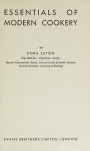 Cover of: Essentials of Modern Cookery for the Young Housewife