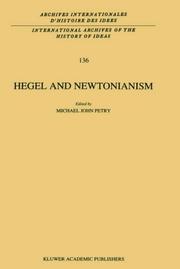Cover of: Hegel and Newtonianism