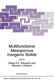 Cover of: Multifunctional mesoporous inorganic solids