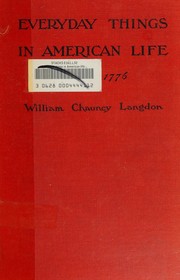 Cover of: Everyday things in American life