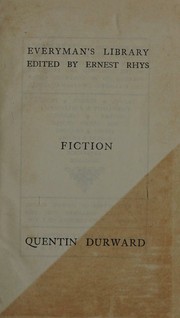 Cover of: Everyman's Library (Quentin Durward) by Sir Walter Scott, Sir Walter Scott