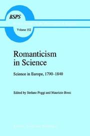 Cover of: Romanticism in science: science in Europe, 1790-1840