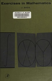 Cover of: Exercises in mathematics