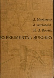Cover of: Experimental surgery: including surgical physiology