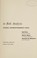 Cover of: Explorations in role analysis