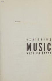 Cover of: Exploring music with children