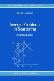 Cover of: Inverse problems in scattering: an introduction