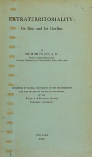 Extraterritoriality