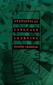 Cover of: Statistical language learning
