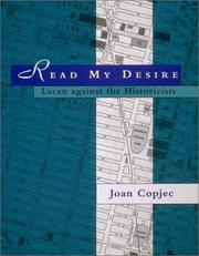 Cover of: Read my desire by Joan Copjec
