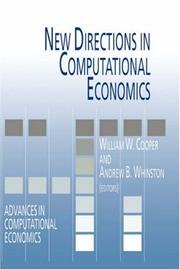 Cover of: New directions in computational economics