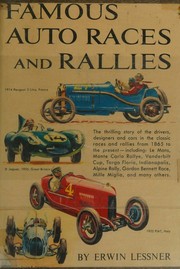 Cover of: Famous auto races and rallies.
