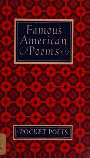 Cover of: Famous American poems (Pocket poet series)