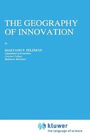 Cover of: The geography of innovation