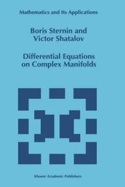 Cover of: Differential equations on complex manifolds