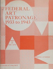 Federal art patronage, 1933 to 1943