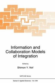 Cover of: Information and collaboration models of integration