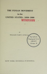 Cover of: The Fenian movement in the United States: 1858-1886
