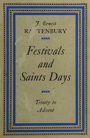 Cover of: Festivals and saints days: Trinity Sunday to Advent