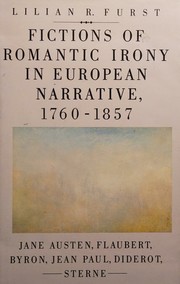Cover of: Fictions of Romantic Irony in European Narrative, 1760-1857