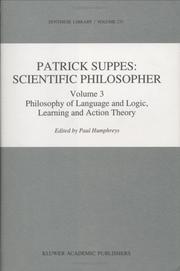Cover of: Patrick Suppes, scientific philosopher